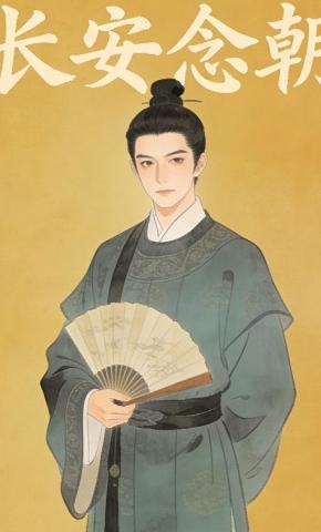 短剧《长安念朝》海报