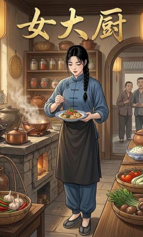 短剧《女大厨》海报