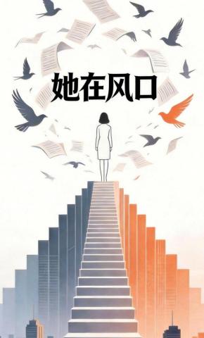 短剧《她在风口》海报