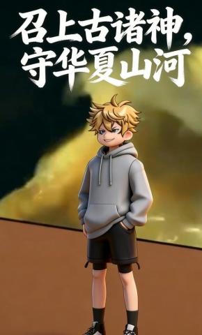 短剧《召上古诸神，守华夏山河》海报