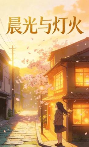 短剧《晨光与灯火》海报