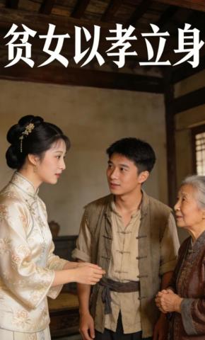短剧《贫女以孝立身》海报