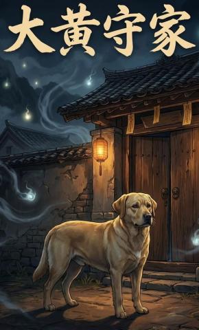 短剧《大黄守家》海报
