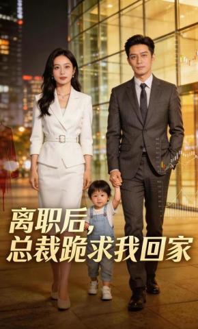 短剧《离职后，总裁跪求我回家》海报