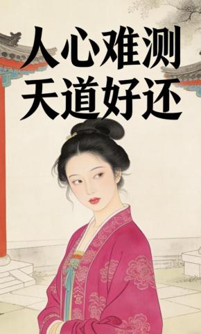 短剧《人心难测，天道好还》海报