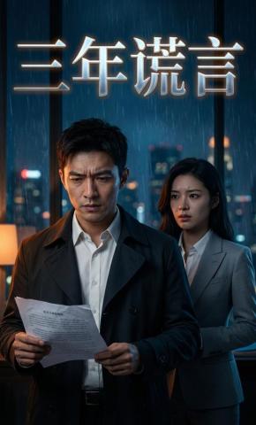 短剧《三年谎言》海报