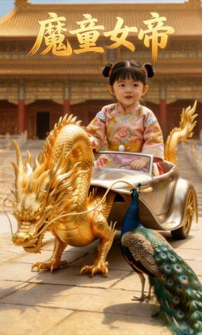 短剧《魔童女帝》海报