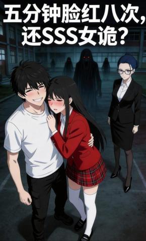 短剧《五分钟脸红八次，还SSS女诡？》海报