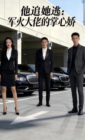 短剧《他追她逃：军火大佬的掌心娇》海报