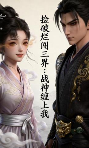 短剧《捡破烂闯三界：战神缠上我》海报