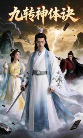 短剧《九转神体诀》海报