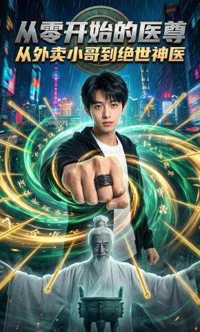 短剧《从零开始的医尊:从外卖小哥到绝世神医》海报