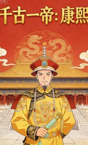 短剧《千古一帝：康熙》海报