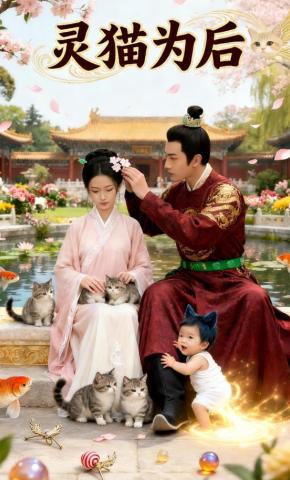 短剧《灵猫为后》海报