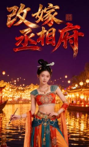 短剧《改嫁丞相府》海报