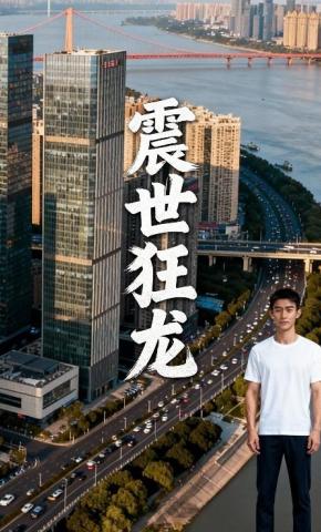 短剧《震世狂龙》海报