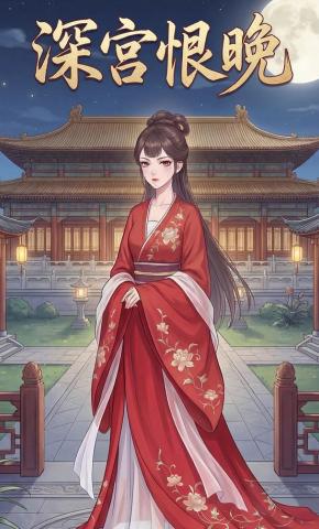 短剧《深宫恨晚》海报