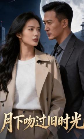 短剧《月下吻过旧时光》海报