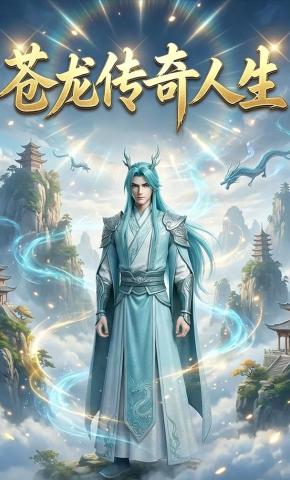 短剧《苍龙传奇人生》海报