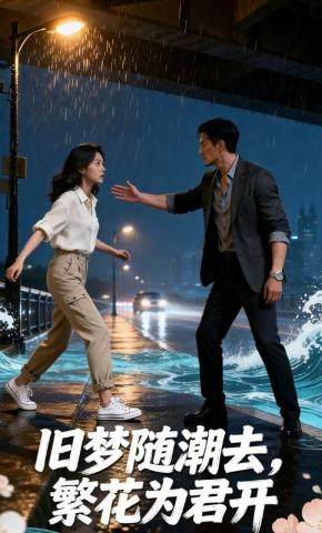 短剧《旧梦随潮去，繁花为君开》海报