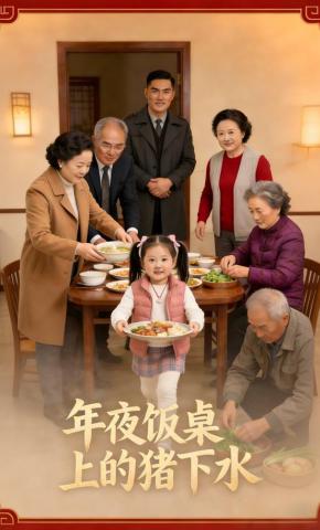 短剧《年夜饭桌上的猪下水》海报