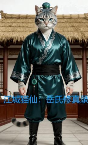 短剧《江城猫仙：岳氏修真录》海报