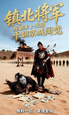 短剧《镇北将军：我靠未卜先知干翻京城阉党》海报