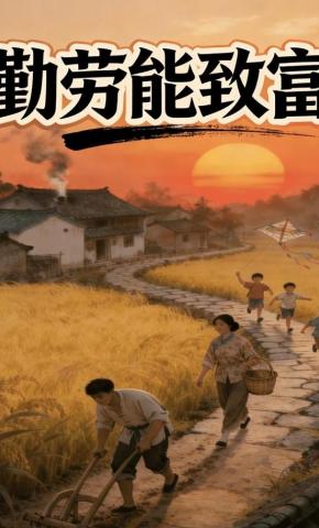 短剧《勤劳能致富》海报