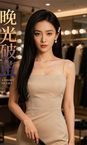 短剧《晚光破茧》海报