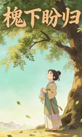 短剧《槐下盼归》海报