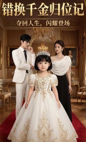 短剧《错换千金归位记》海报