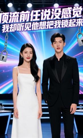 短剧《顶流前任说没感觉，我却听见他想把我锁起来》海报