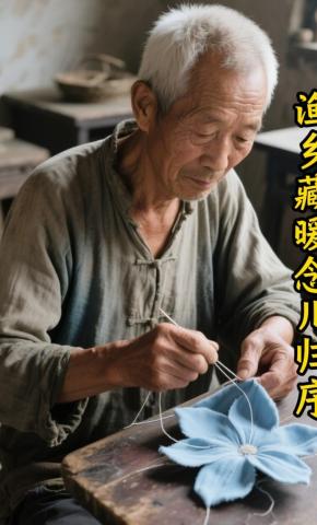 短剧《渔乡藏暖念川归序》海报