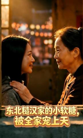 短剧《东北糙汉家的小软糖，被全家宠上天》海报