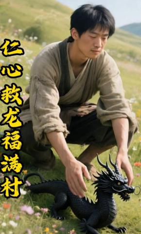 短剧《仁心救龙福满村》海报