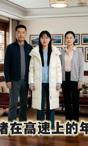 短剧《堵在高速上的年》海报