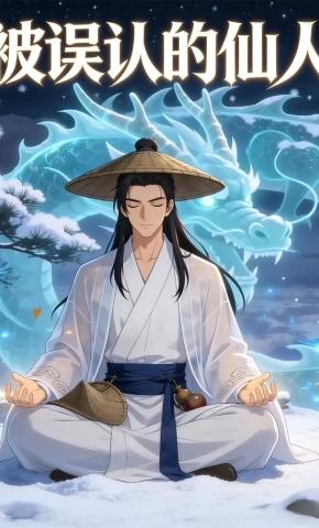 短剧《被误认的仙人》海报