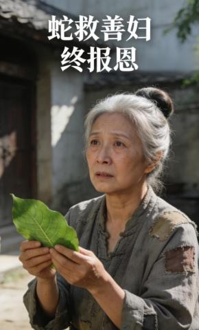 短剧《蛇救善妇终报恩》海报