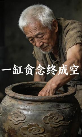 短剧《一缸贪念终成空》海报