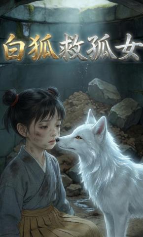 短剧《白狐救孤女》海报