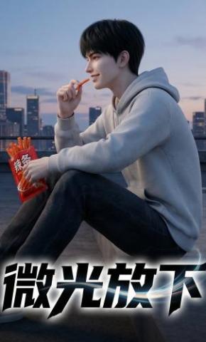 短剧《微光放下》海报