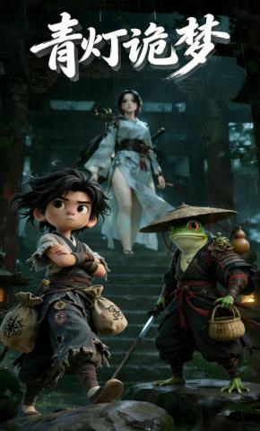 短剧《青灯诡梦》海报