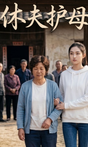 短剧《休夫护母》海报