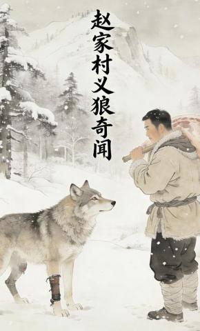 短剧《赵家村义狼奇闻》海报