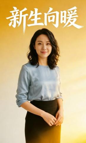 短剧《新生向暖》海报