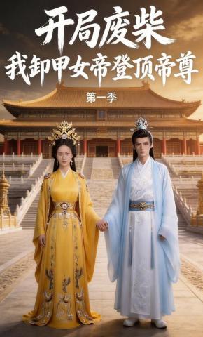 短剧《开局废柴：我卸甲女帝登顶帝尊（第一季）》海报