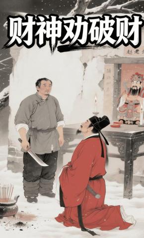 短剧《财神劝破财》海报