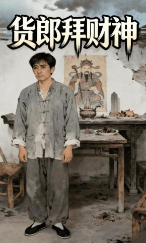 短剧《货郎拜财神》海报