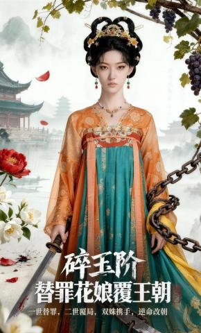 短剧《碎玉阶：替罪花娘覆王朝》海报