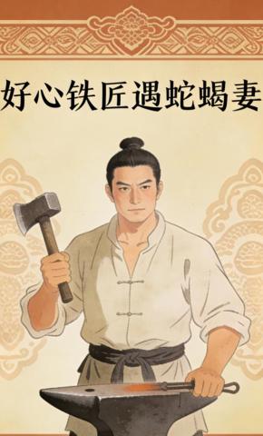 短剧《好心铁匠遇蛇蝎妻》海报